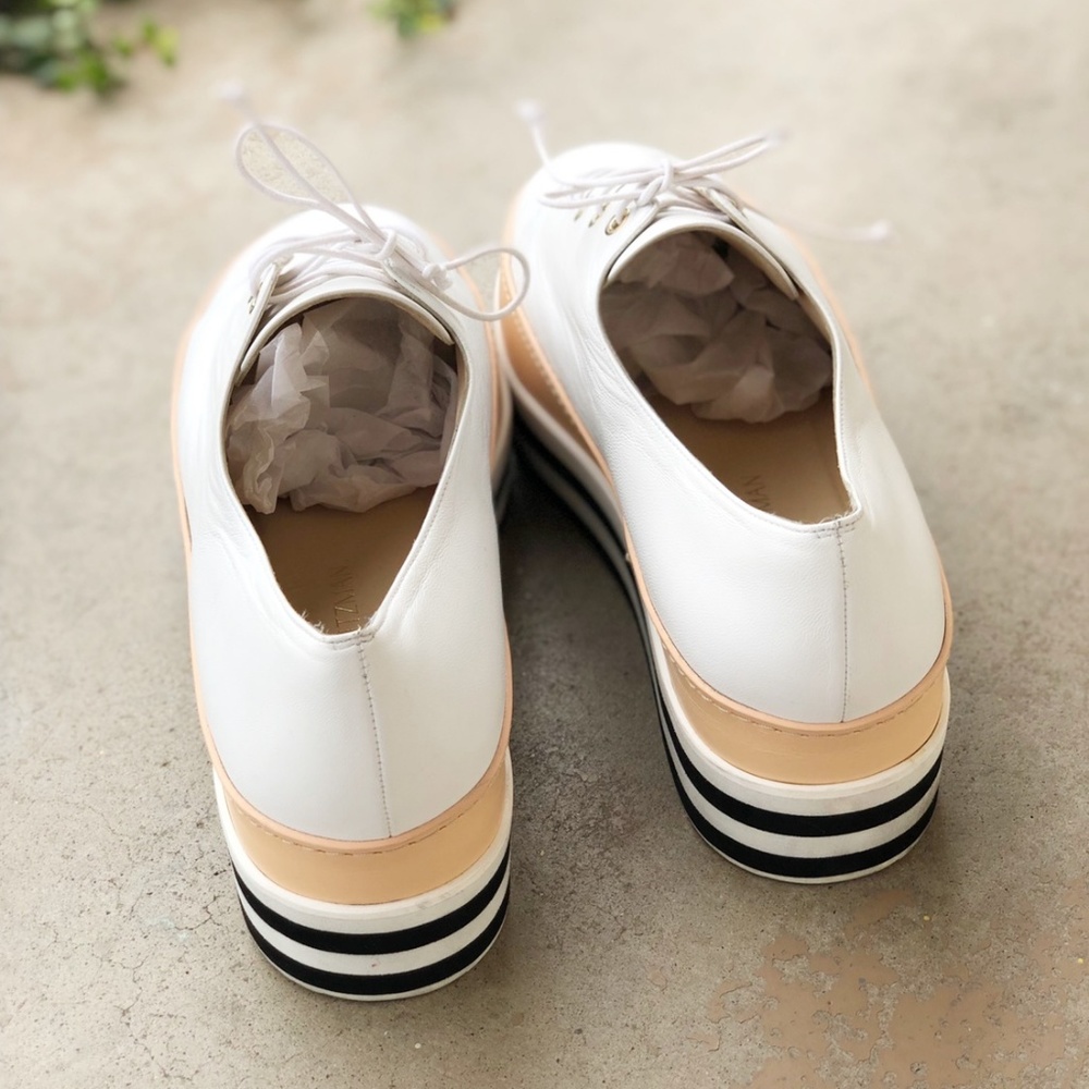 Stuart Weitzman Activate Striped Platform Sneaker - Picture 4 of 5